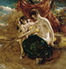 Nymphe à la pêche - William Etty — artwork view