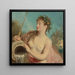 Nymphe de Fontaine - Jean-Antoine Watteau — cuadro enmarcado en la pared