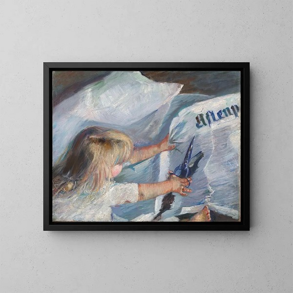 By subscribing to Aftenposten - Oda Krohg — framed artwork on a wall