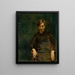 Retrato del pintor sueco Ivar Arosenius - Oda Krohg — cuadro enmarcado en la pared