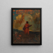 Arab musician painting - Odilon Redon — framed artwork on a wall