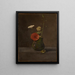 Naturaleza muerta de flores en una jarra verde - Odilon Redon — cuadro enmarcado en la pared