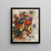 Bouquet de flores - Odilon Redon — cuadro enmarcado en la pared