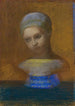 Bust of a Child - Odilon Redon — artwork view
