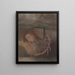 Cristo crucificado - Odilon Redon — cuadro enmarcado en la pared