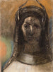 Figura cornuda - Odilon Redon — vista de la obra