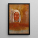 The Virgin of Dawn - Odilon Redon — framed artwork on a wall