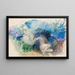 Léda y el cisne - Odilon Redon — cuadro enmarcado en la pared