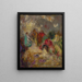 El Cristo y sus discípulos - Odilon Redon — cuadro enmarcado en la pared