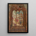 El vitrall - Odilon Redon — cuadro enmarcado en la pared