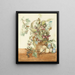 Naturalezas muertas - Odilon Redon — cuadro enmarcado en la pared