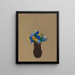 Pensamientos - Odilon Redon — cuadro enmarcado en la pared
