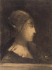 Perfil de mujer derecha - Odilon Redon — vista de la obra