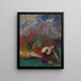 Sirena - Odilon Redon — cuadro enmarcado en la pared