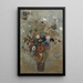 Still life with flowers - Odilon Redon — framed artwork on a wall