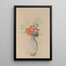 Vase de fleurs - Odilon Redon — framed artwork on a wall