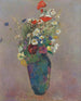 de flores Vase de fleurs Vision - Odilon Redon — vista de la obra