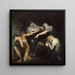 Oedipus Cursing His Son Polynices - Henry Fuseli — framed artwork on a wall
