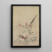 Pheasant and grasses - Ogata Kōrin — framed artwork on a wall
