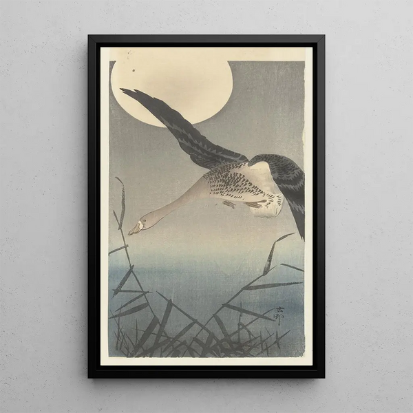 Oie - Ohara Koson — cuadro enmarcado en la pared
