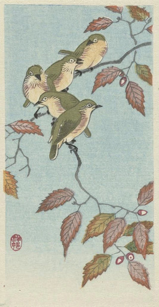 Ohara Koson - Small Birds on a Twig.webp