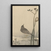 Water Sighing Painting - Ohara Koson — framed artwork on a wall
