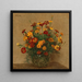 Girasoles - Henri Fantin-Latour — cuadro enmarcado en la pared
