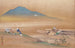 Five figures pulling a boat - Oki Ichiga — artwork view