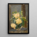 Rosas doradas - Olga Boznańska — cuadro enmarcado en la pared