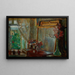 Interior painting of the artist's studio in Krakow - Olga Boznańska — framed artwork on a wall