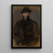 Portrait Painting of Antoni Kamieski 1860-1933 painter - Olga Boznańska — framed artwork on a wall