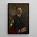 Portrait of Bogdan Faleski - Olga Boznańska — framed artwork on a wall