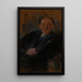 Portrait of Jan Rubczak - Olga Boznańska — framed artwork on a wall