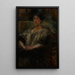 Portrait of Julia Ginzberg - Olga Boznańska — framed artwork on a wall