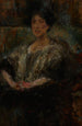 Portrait of Julia Ginzberg - Olga Boznańska — artwork view