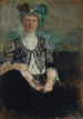 Portrait of Mrs. Buyko - Olga Boznańska — artwork view