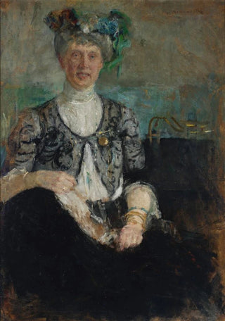 Olga Boznanska - Portrait of Mrs Buyko.webp