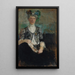 Portrait of Mrs. Buyko - Olga Boznańska — framed artwork on a wall