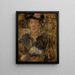 Retrato de la Sra. Roubaud - Olga Boznańska — cuadro enmarcado en la pared