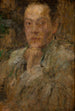 Retrato del escultor Stefan Zbigniewicz - Olga Boznańska — vista de la obra