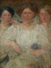 Retrato de tres hermanas - Olga Boznańska — vista de la obra