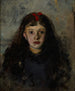 Portrait of a girl, Zofia Sokoowska - Olga Boznanska — artwork view