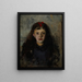 Portrait of a girl, Zofia Sokoowska - Olga Boznanska — framed artwork on a wall