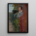 Portrait of a Woman - Olga Boznańska — framed artwork on a wall