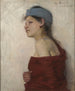 Retrato de una mujer, mujer gitana - Olga Boznanska — vista de la obra
