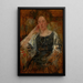 Portrait of an American Woman - Olga Boznańska — framed artwork on a wall