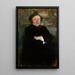 Portrait of the pianist Professor Antoni Dieth - Olga Boznańska — framed artwork on a wall