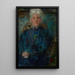 Retrato de ucja Detloff - Olga Boznańska — cuadro enmarcado en la pared
