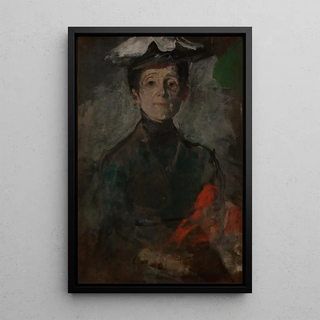 Olga Boznanska - SelfPortrait with Flowers.webp