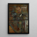 Sketch of a man's portrait - Olga Boznańska — framed artwork on a wall